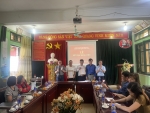 Lễ kết nạp Đảng viên mới của Chi bộ trường THPT Mường Luân năm 2024
