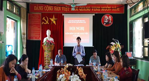 HỘI NGHI KIỂM ĐIỂM, ĐÁNH GIÁ TỔ CHỨC ĐẢNG VÀ ĐẢNG VIÊN NĂM 2019