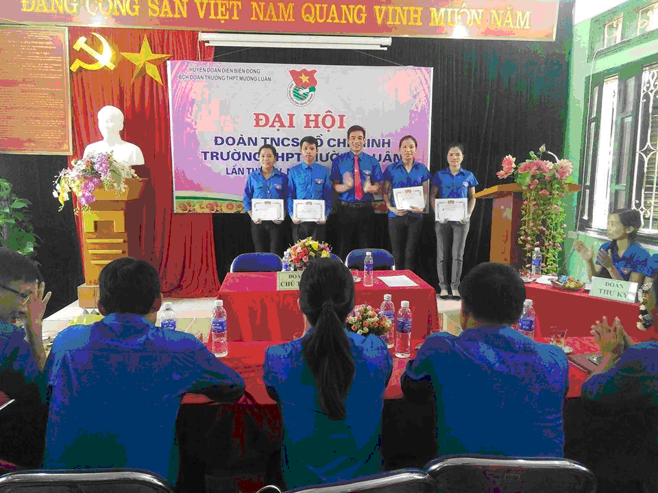 Đại hội Đoàn trường THPT Mường Luân nhiệm kỳ 2017 - 2018!